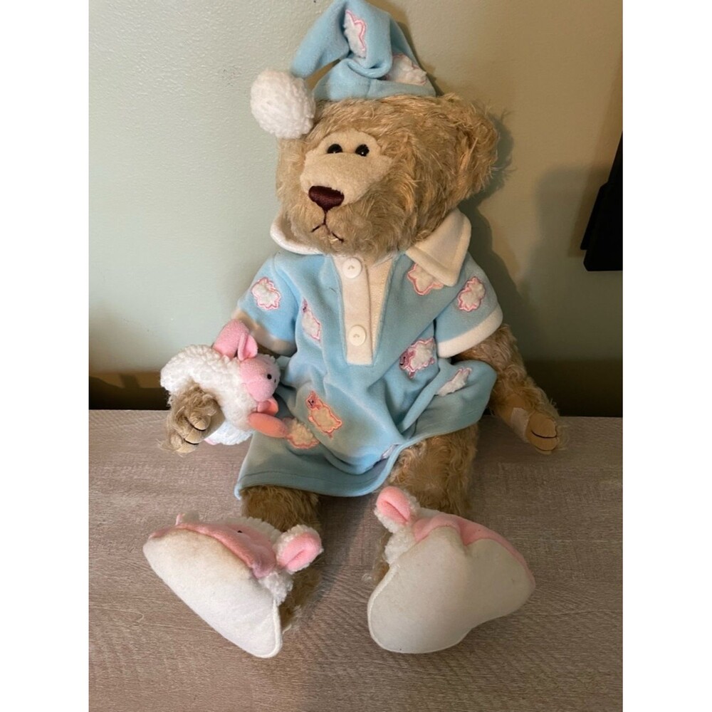 House of Lloyd "H J Huggs Bear and Friends" teddy bear pajamas jointed 16 inches